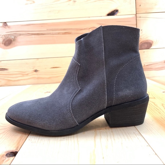 Rag & Co Brisa gray suede ankle boots 9 - Picture 7 of 16